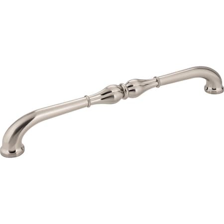 Jeffrey Alexander 12" Center-to-Center Satin Nickel Bella Appliance Handle 818-12SN